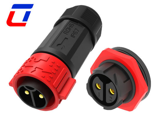 Cable di blocco rapido a bordo connettore impermeabile maschio femmina 2 pin 50A con blocco a spinta