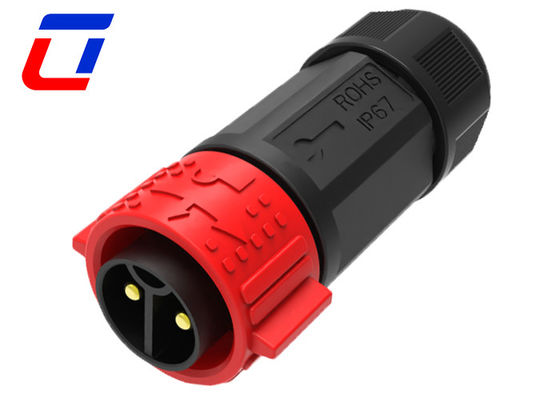 Cable di blocco rapido a bordo connettore impermeabile maschio femmina 2 pin 50A con blocco a spinta