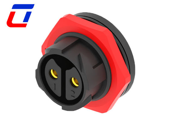 Cable di blocco rapido a bordo connettore impermeabile maschio femmina 2 pin 50A con blocco a spinta
