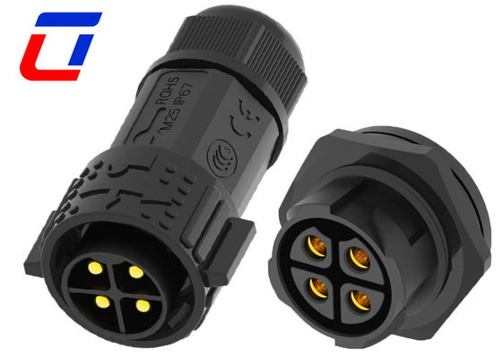Acqua resistente 4 pin Maschio a femmina connettore pannello circolare monte connettore IP67