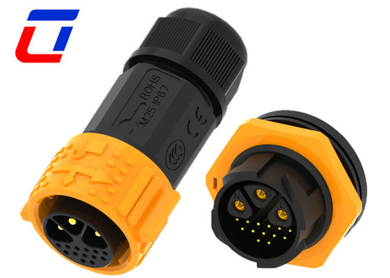 Alta corrente nominale 30A 16 pin Maschio Femminile connettore Multi Pin IP67 impermeabile