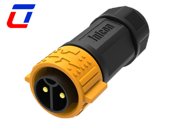600V 30A M25 connettori impermeabili maschio e femmina 2 pin IP67 pannello di montaggio connettore
