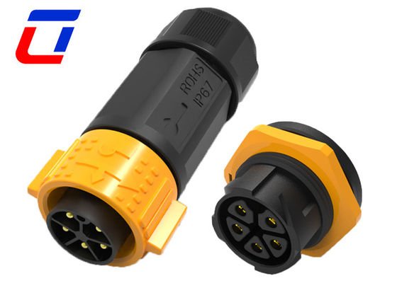 5 pin cavo ad alta corrente per il connettore a bordo IP67 30A connettore di cavo a presa e presa