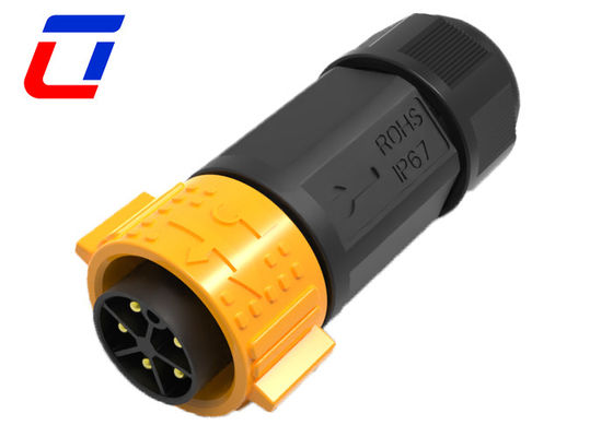 5 pin cavo ad alta corrente per il connettore a bordo IP67 30A connettore di cavo a presa e presa