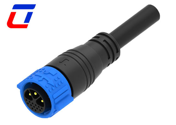 16 pin auto bloccante IP67 connettore di alimentazione 3 pin maschio connettore di cavo di alimentazione impermeabile