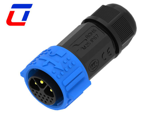 30A 3 pin connettore a cavo impermeabile IP67 16 pin auto bloccante struttura multi core