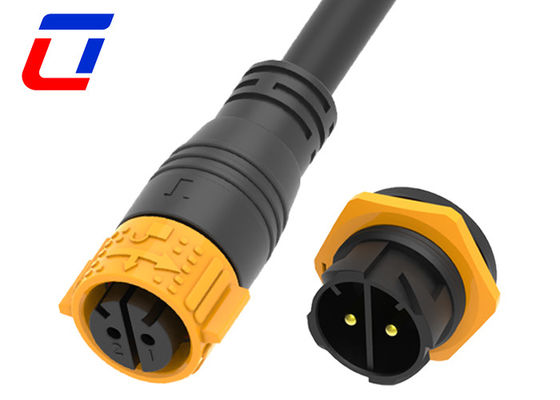 50A Femminile connettore a cavo modellato Quick Lock 2 Pin Maschio connettore a pannello impermeabile