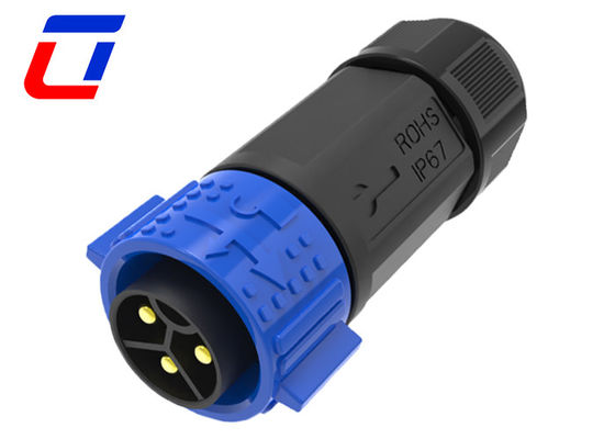 50A connettore maschio femmina impermeabile 3 pin connettore di alimentazione circolare per 16mm OD