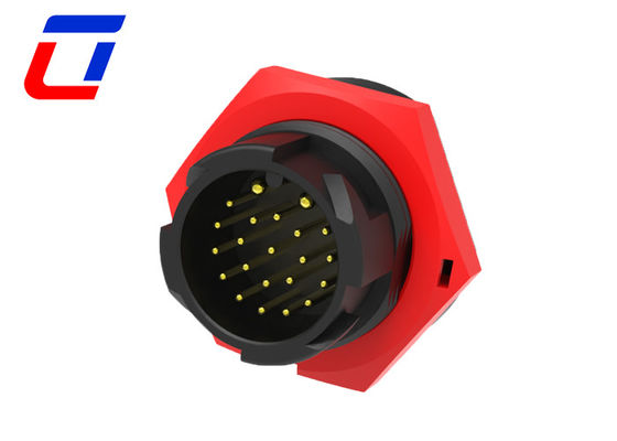 Connettore di alimentazione montato su un pannello industriale a 2 pin 20 pin connettore di dati impermeabile