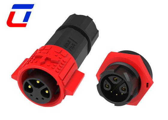 M19 connettori elettrici multi pin filo impermeabile a bordo 300V con blocco a spinta
