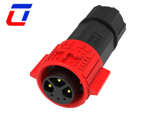 M19 connettori elettrici multi pin filo impermeabile a bordo 300V con blocco a spinta