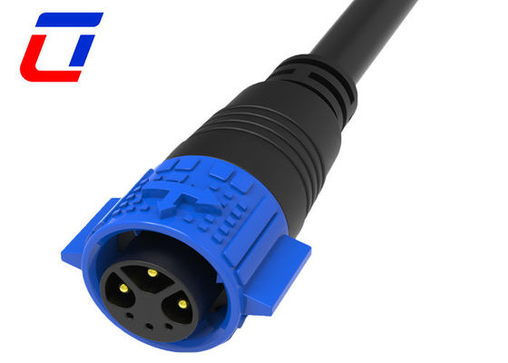 Connessione impermeabile a più perni nera 15A 300V