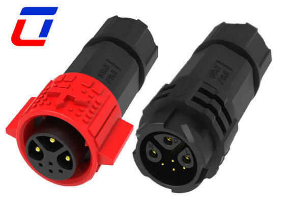 15A filo maschio femmina connettore circolare impermeabile 3+4 pin per illuminazione paesaggistica