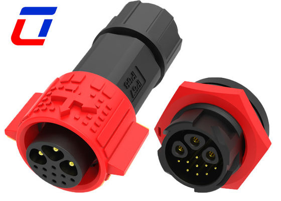 3 9 Pin Plug Socket Waterproof Circular Connector IP67 Connessione dati e alimentazione