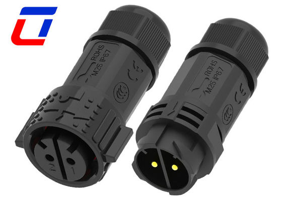 IP67 50A connettore impermeabile esterno 2 pin connettore di alimentazione maschio femmina