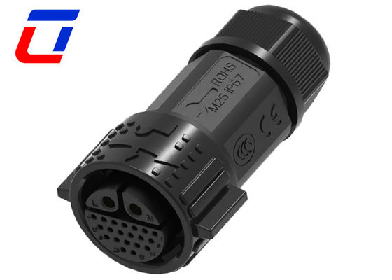 30A Cd connettore a cavo di dati impermeabile IP67 20 pin auto bloccante struttura multi core