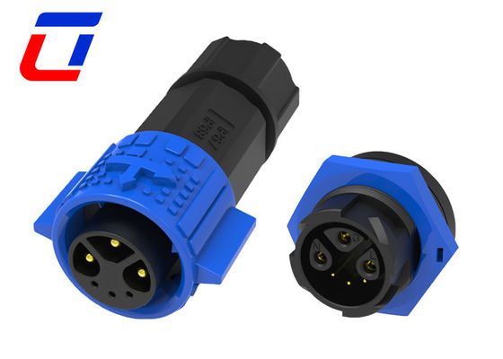 M19 Connettore impermeabile esterno dorato 3+3 Pin UL Cable Rated IP