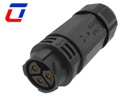 50A 300V connettore a cavo a 3 fasi impermeabile connettore terminale a vite a 3 pin