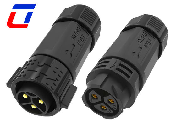 50A 300V connettore a cavo a 3 fasi impermeabile connettore terminale a vite a 3 pin