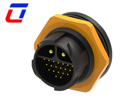 2 pin Power Waterproof Cable Connector 20 pin Outdoor Electrical Cable Connectors