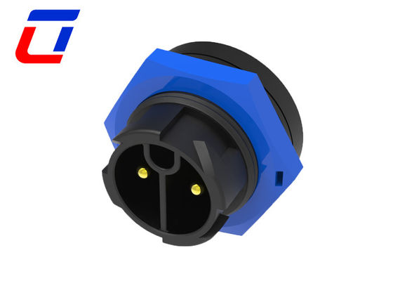 Blu Nero Acque resistenti 2 Pin LED Light Connector Wire To Board Power Connector