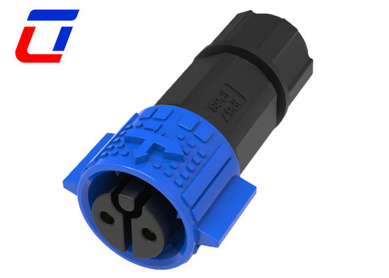 Blu Nero Acque resistenti 2 Pin LED Light Connector Wire To Board Power Connector