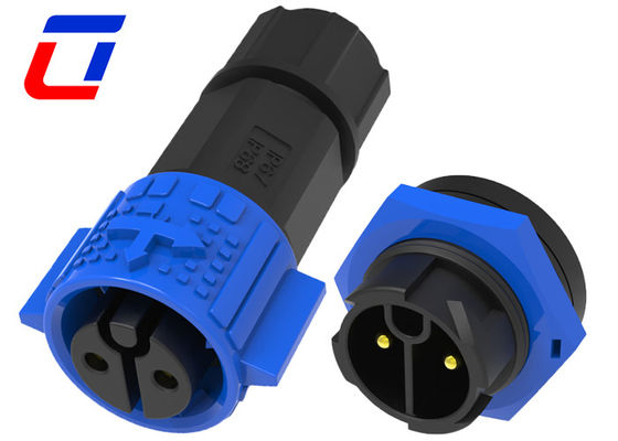 Blu Nero Acque resistenti 2 Pin LED Light Connector Wire To Board Power Connector