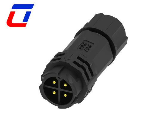 M19 300V 10A connettore a LED impermeabile 4 pin connettori a filo di saldatura impermeabile