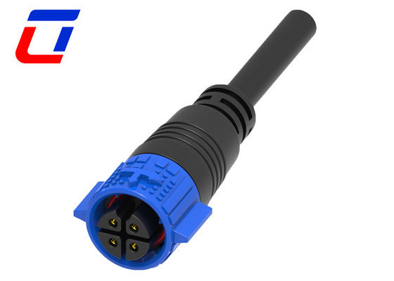 Cable Femminile 4 pin LED connettore impermeabile M19 pannello di montaggio connettore impermeabile