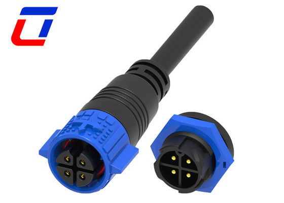 Cable Femminile 4 pin LED connettore impermeabile M19 pannello di montaggio connettore impermeabile