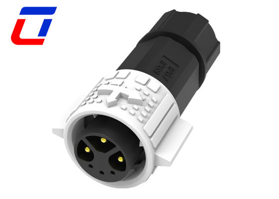 6 connettori LED impermeabili 3 segnale di potenza 3 per illuminazione del paesaggio