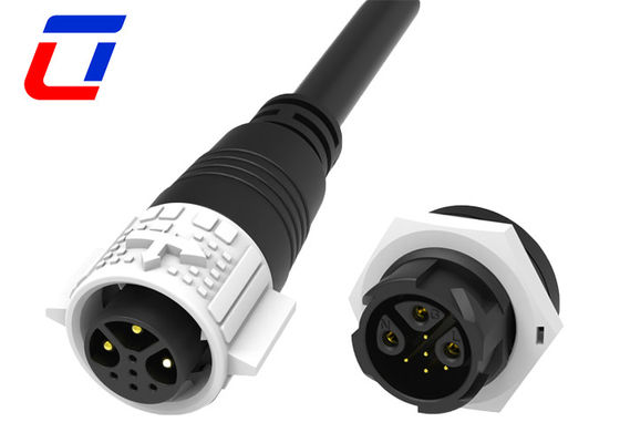 Cable di alimentazione a 3 core connettore LED impermeabile 5 pin connettori a filo a scatto rapido