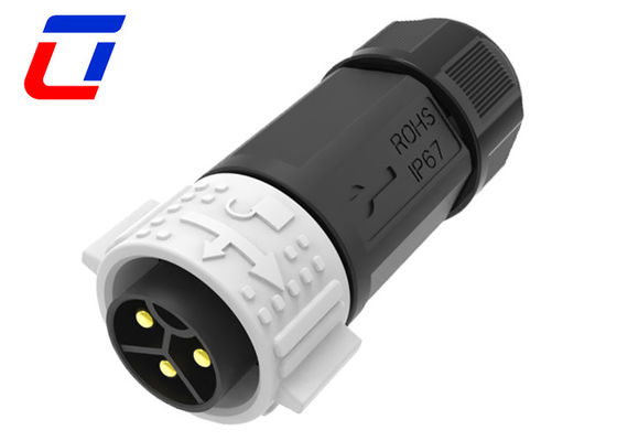 Collegatori elettrici esterni impermeabili da 3 pin maschio femmina 3 fasi M25 500V 50A