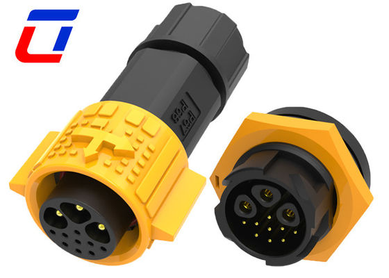 Segnale di alimentazione Ip67 12 pin pannello di montaggio connettore impermeabile 3 + 9 pin presa