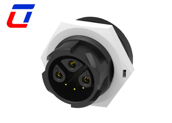 6 pin di alimentazione e segnale connettore splice del filo impermeabile 3 + 3 pin presa di 300V