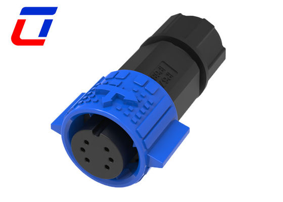 6 pin a rilascio rapido connettore di splice a filo impermeabile maschio a femmina 300V 5A
