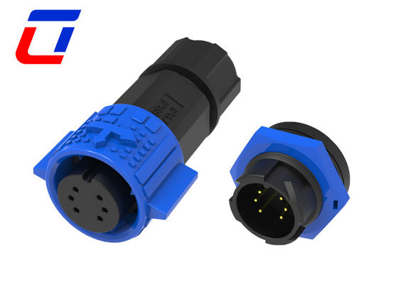 6 pin a rilascio rapido connettore di splice a filo impermeabile maschio a femmina 300V 5A