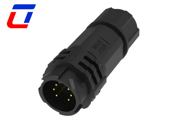 Connettori a filo a bassa tensione a 6 pin impermeabili Maschio Femmina M19 Chiusura rapida 5A