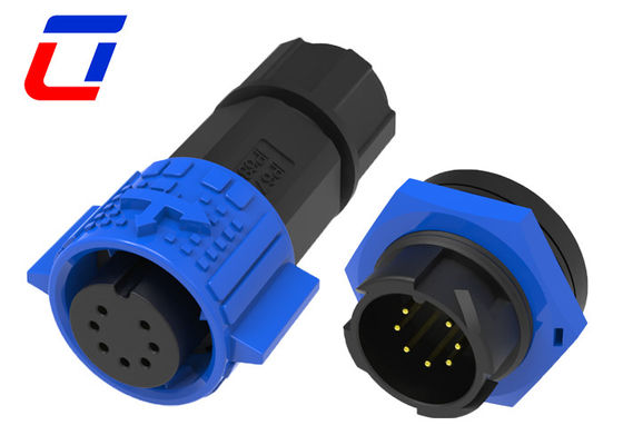 M19 7 Pin Automotive Waterproof Male Female Connector per segnale a bassa potenza