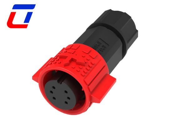 Push Locking 5A connettore impermeabile 6 Pin Wire To Board Cable Plug Connector