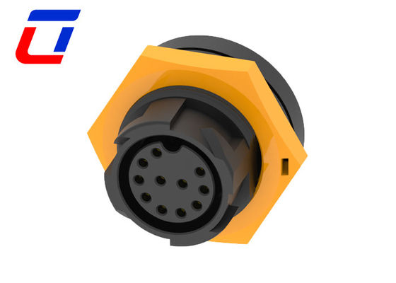 IP67 5A Connettore esterno a 11 pin maschio e femmina Blocco a spinta impermeabile 300VAC M19