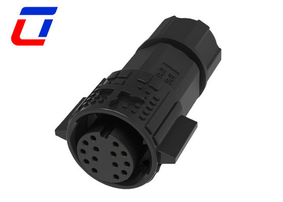 10 pin 12 pin 14 pin 16 pin connettore idraulico per dati, connettore rotondo in plastica 12V IP67