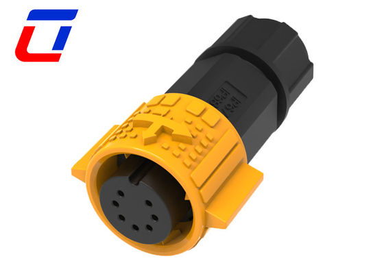 Femmina connettore per dati a 7 pin impermeabile M19 maschio connettore per pannelli montati