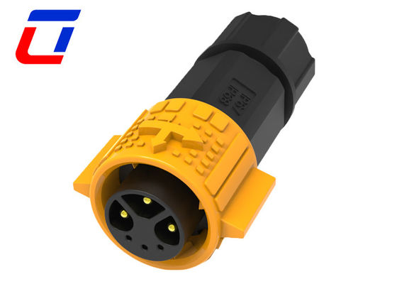 15A Maschio Femmina 3 Pin Power Connector 3 Pin Data Connector impermeabile M19