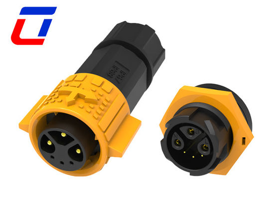 15A Maschio Femmina 3 Pin Power Connector 3 Pin Data Connector impermeabile M19