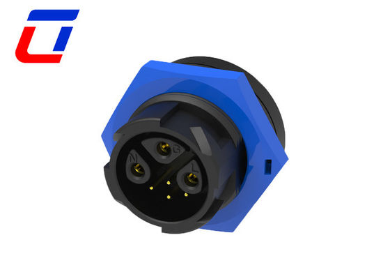 Push Lock connettore del cavo idraulico per dati 3 pin power 4 pin panel mount connector