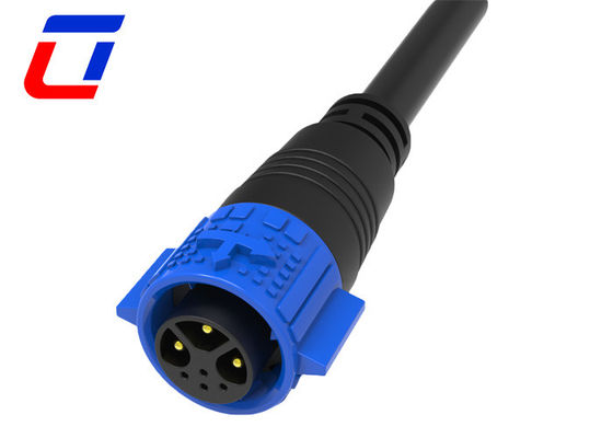 Push Lock connettore del cavo idraulico per dati 3 pin power 4 pin panel mount connector