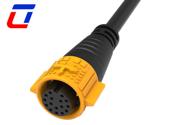 18 pin connettore idraulico per dati maschio pannello montato connettore per cavo femmina IP67
