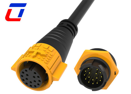 18 pin connettore idraulico per dati maschio pannello montato connettore per cavo femmina IP67