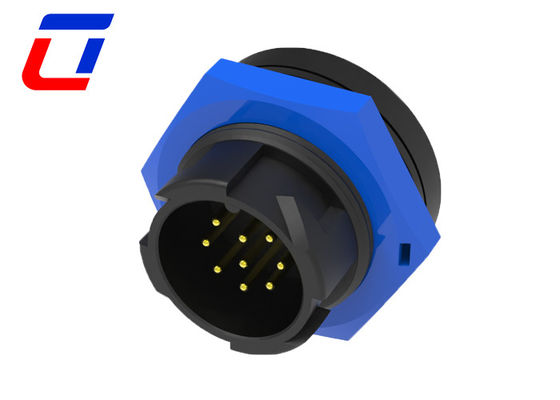 9 Pin Data Connector M19 IP67 connettore impermeabile per LED